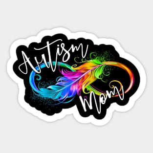 Neurodiversity Symbol Autism Mom Awareness Sticker